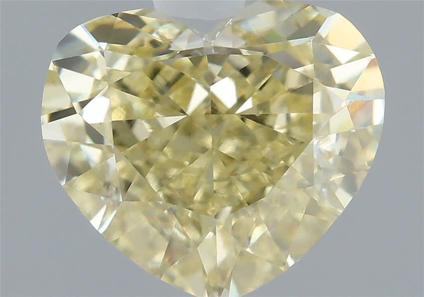 2.50 Ct. Fancy Yellow Heart Lab Grown Diamond