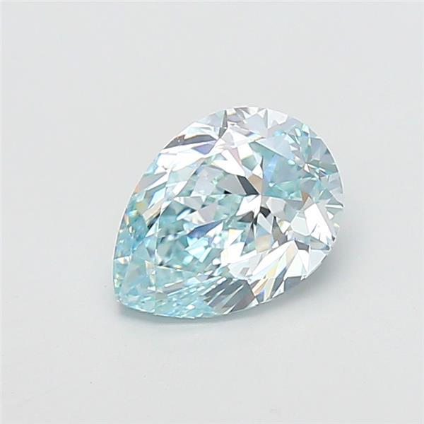 2.50 Ct. Fancy Greenish Blue Pear Lab Grown Diamond