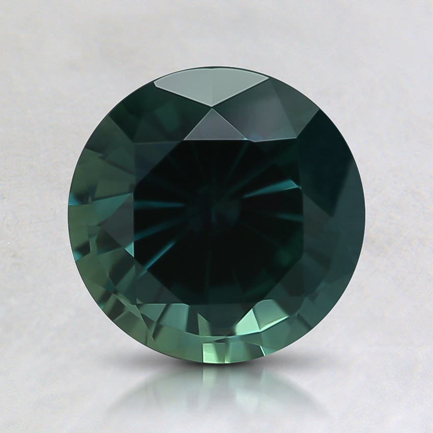 7.1mm Teal Round Sapphire