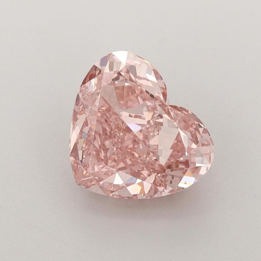 2.17 Ct. Fancy Vivid Pink Heart Lab Grown Diamond