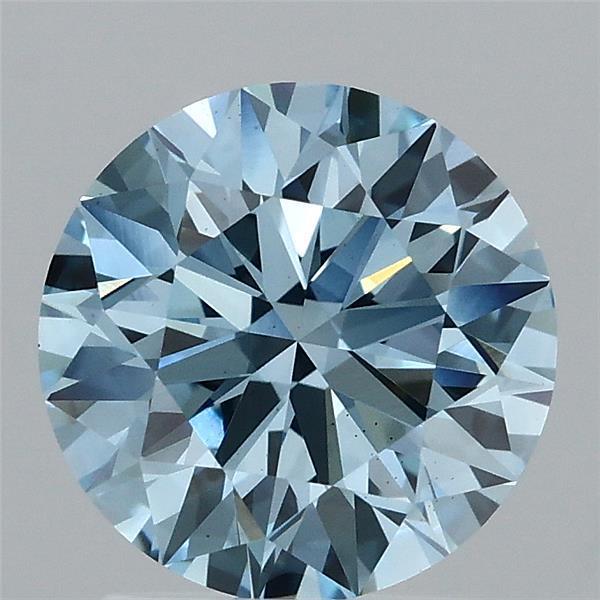 2.09 Ct. Fancy Intense Pink Round Lab Grown Diamond