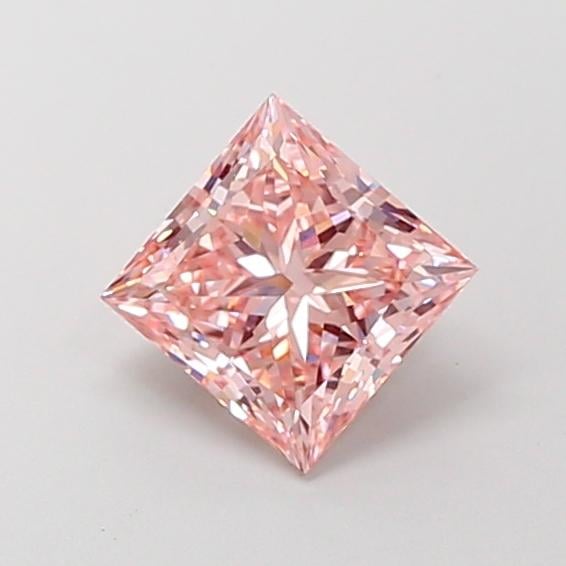 1.54 Ct. Fancy Intense Pink Princess Lab Grown Diamond