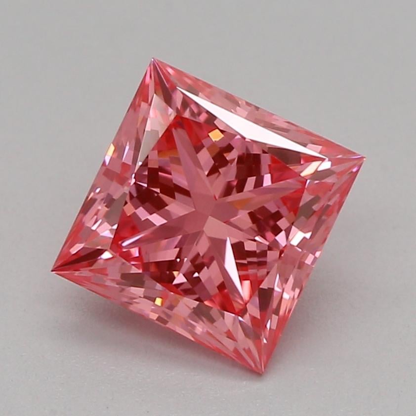 1.02 Ct. Fancy Vivid Pink Princess Lab Grown Diamond