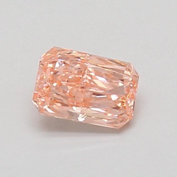 0.51 Ct. Fancy Vivid Pink Radiant Lab Grown Diamond