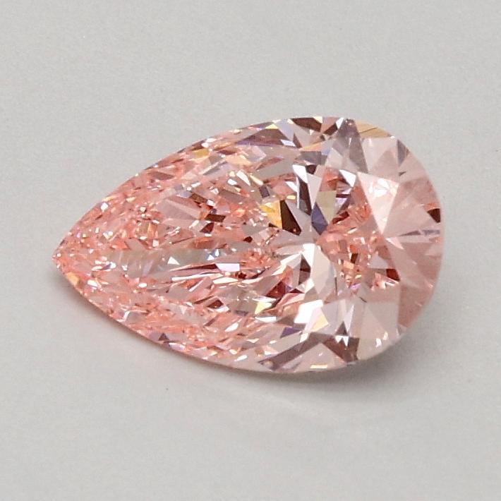 0.50 Ct. Fancy Vivid Pink Pear Lab Grown Diamond