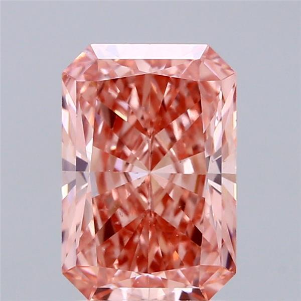 2.45 Ct. Fancy Vivid Pink Radiant Lab Grown Diamond