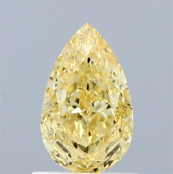 1.03 Ct. Fancy Vivid Yellow Pear Lab Grown Diamond