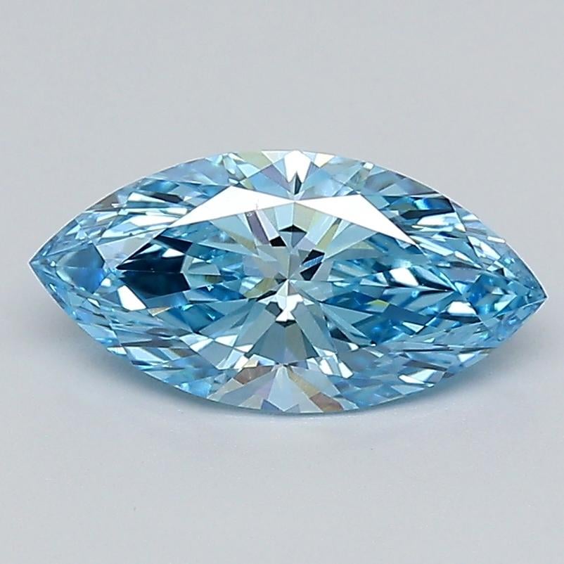 1.57 Ct. Fancy Blue Marquise Lab Grown Diamond