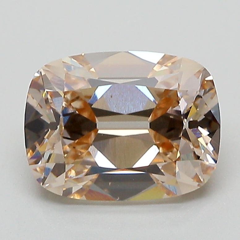 2.23 Ct. Very Light  Brown Cushion Lab Grown Diamond