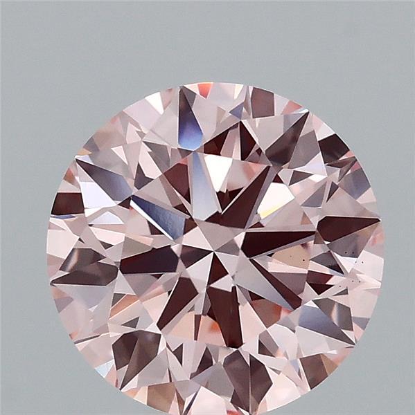 2.20 Ct. Fancy Intense Pink Round Lab Grown Diamond