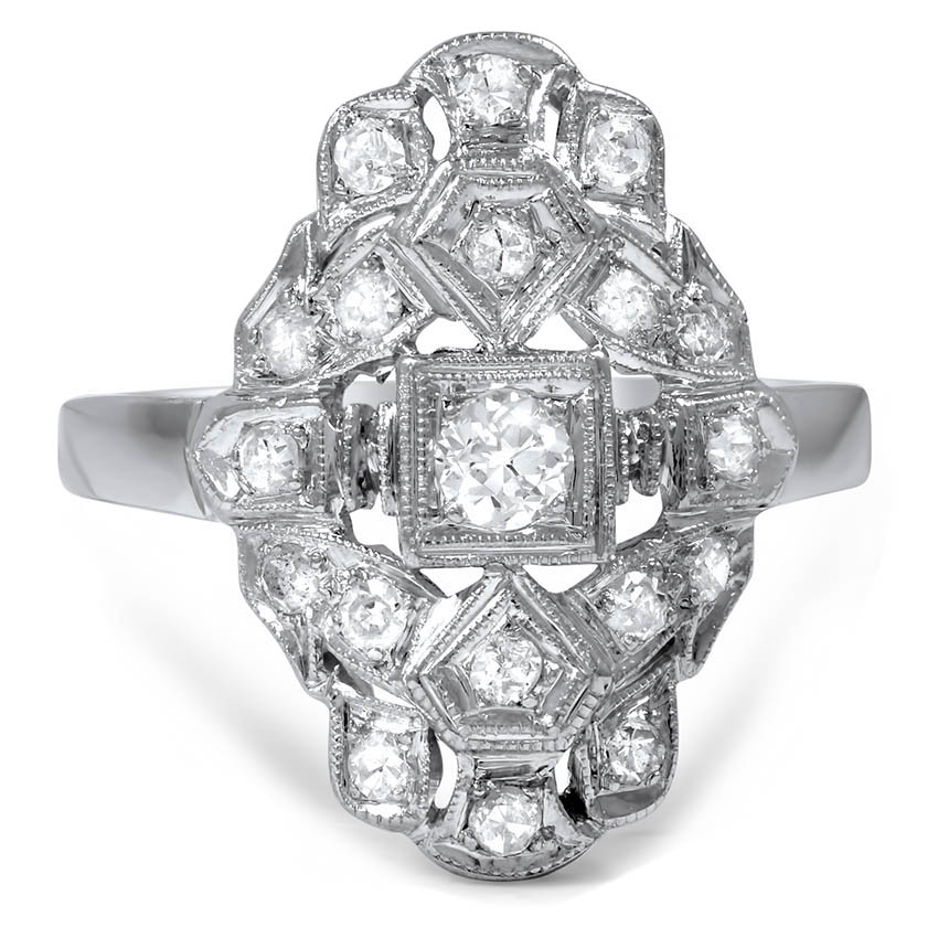 Art Deco Diamond Vintage Ring