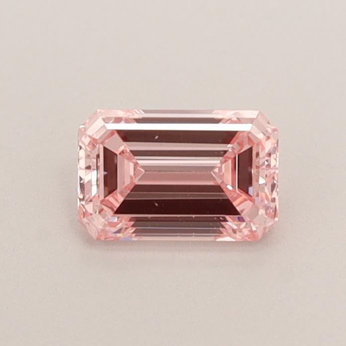 0.42 Ct. Fancy Intense Pink Emerald Lab Grown Diamond