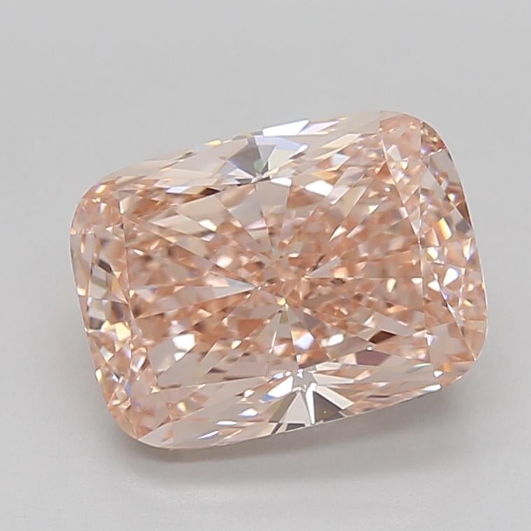 3.73 Ct. Fancy Intense Pink Cushion Lab Grown Diamond