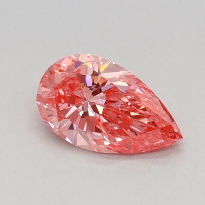 0.34 Ct. Fancy Vivid Pink Pear Lab Grown Diamond