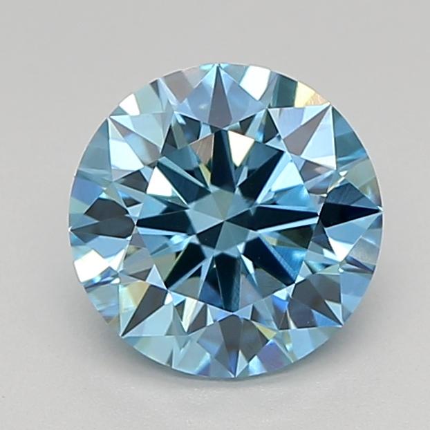 1.07 Ct. Fancy Vivid  Blue Round Lab Grown Diamond