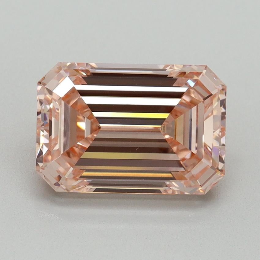 2.95 Ct. Fancy Intense Pink Emerald Lab Grown Diamond