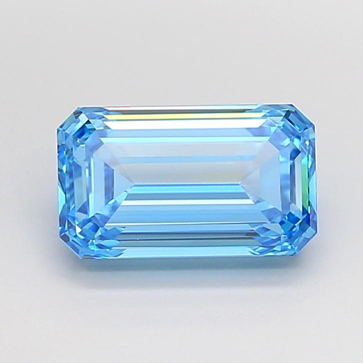 3.03 Ct. Fancy Vivid Blue Emerald Lab Grown Diamond