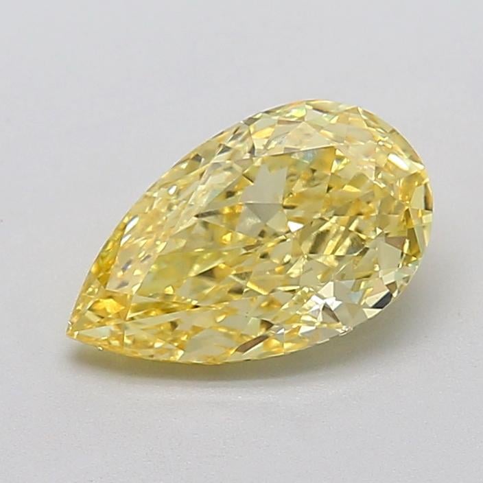 2.04 Ct. Fancy Intense  Yellow Pear Lab Grown Diamond