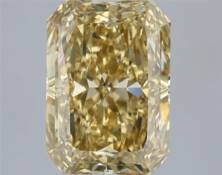 3.58 Ct. Fancy Intense Yellow Radiant Lab Grown Diamond