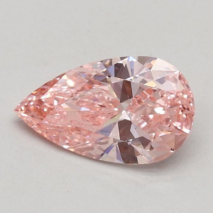 0.51 Ct. Fancy Intense Pink Pear Lab Grown Diamond