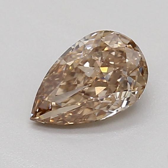 0.32 Ct. Light  Brown Pear Lab Grown Diamond