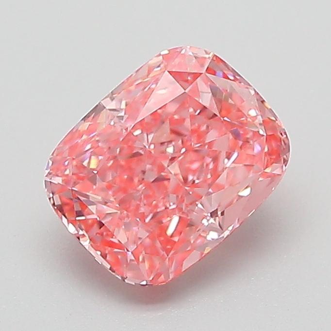 1.22 Ct. Fancy Pink Cushion Lab Grown Diamond