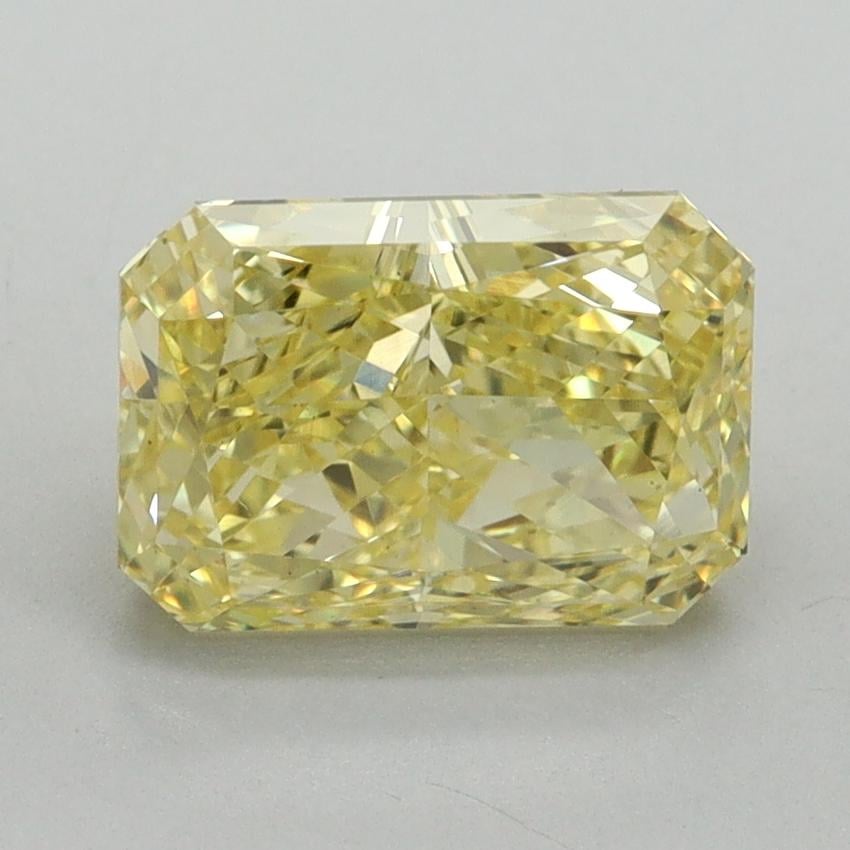 2.11 Ct. Fancy Vivid Yellow Radiant Lab Grown Diamond