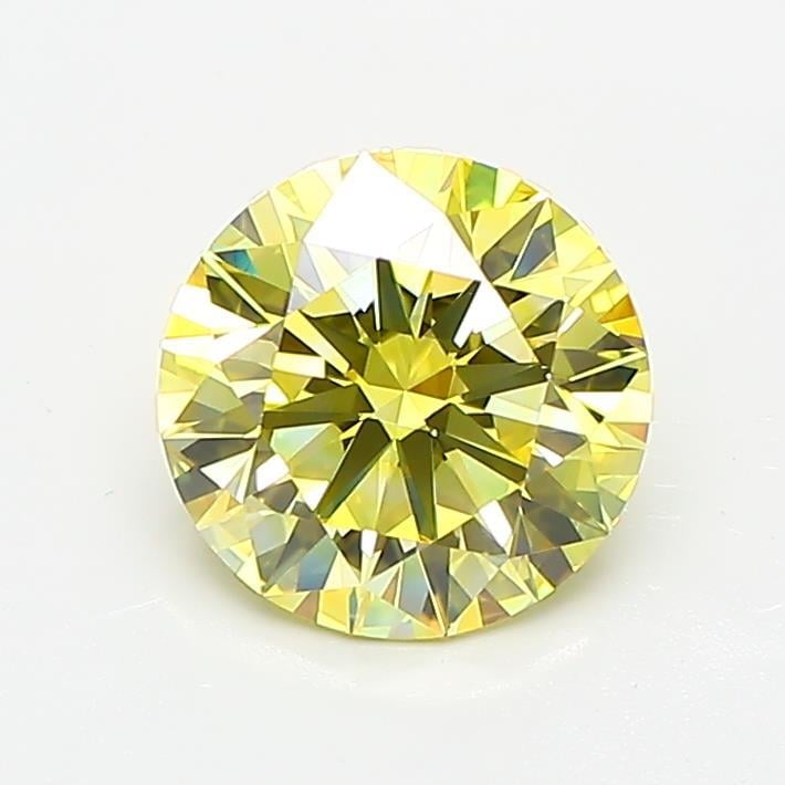 1.50 Ct. Fancy Intense Yellow Round Lab Grown Diamond