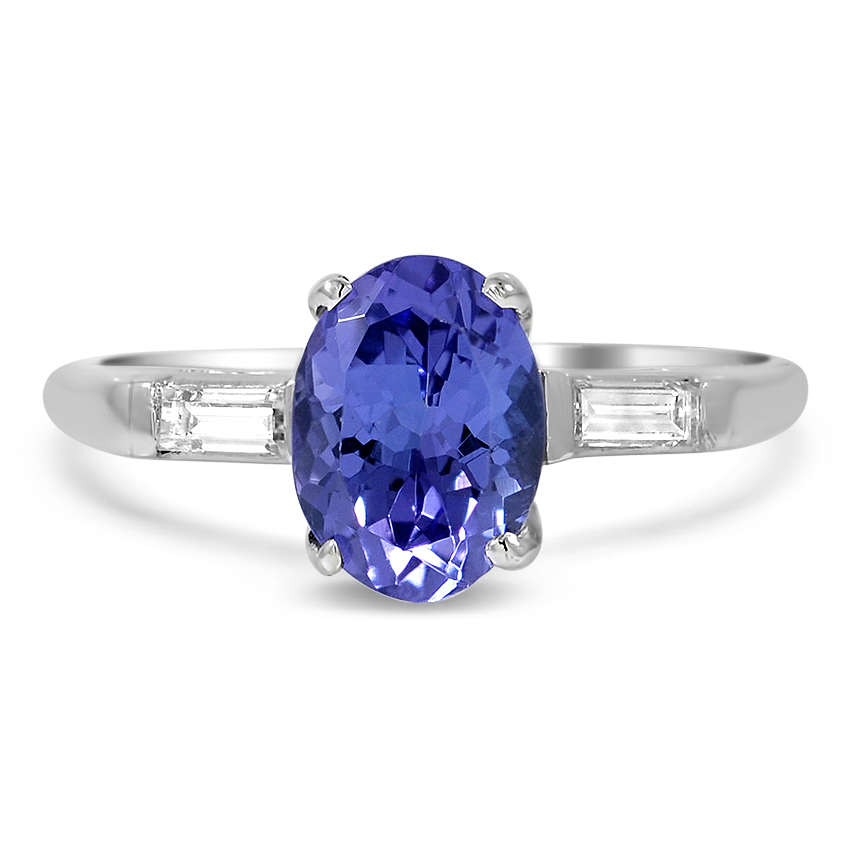 Retro Tanzanite Vintage Ring | Bellina | Brilliant Earth