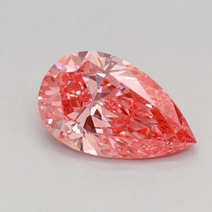 0.38 Ct. Fancy Vivid Pink Pear Lab Grown Diamond