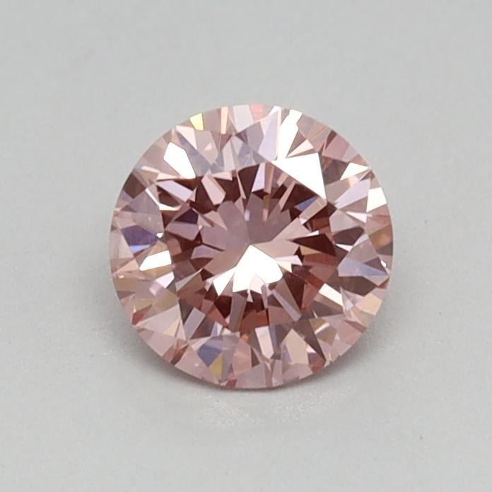 0.41 Ct. Fancy Intense Pink Round Lab Grown Diamond