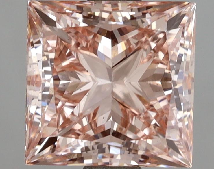 3.04 Ct. Fancy Intense Pink Princess Lab Grown Diamond