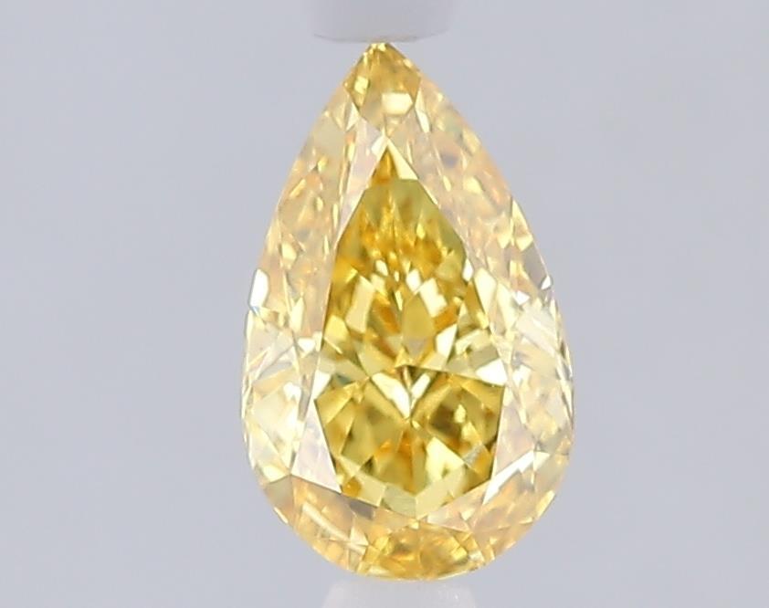 1.04 Ct. Fancy Vivid Yellow Yellow Pear Lab Grown Diamond