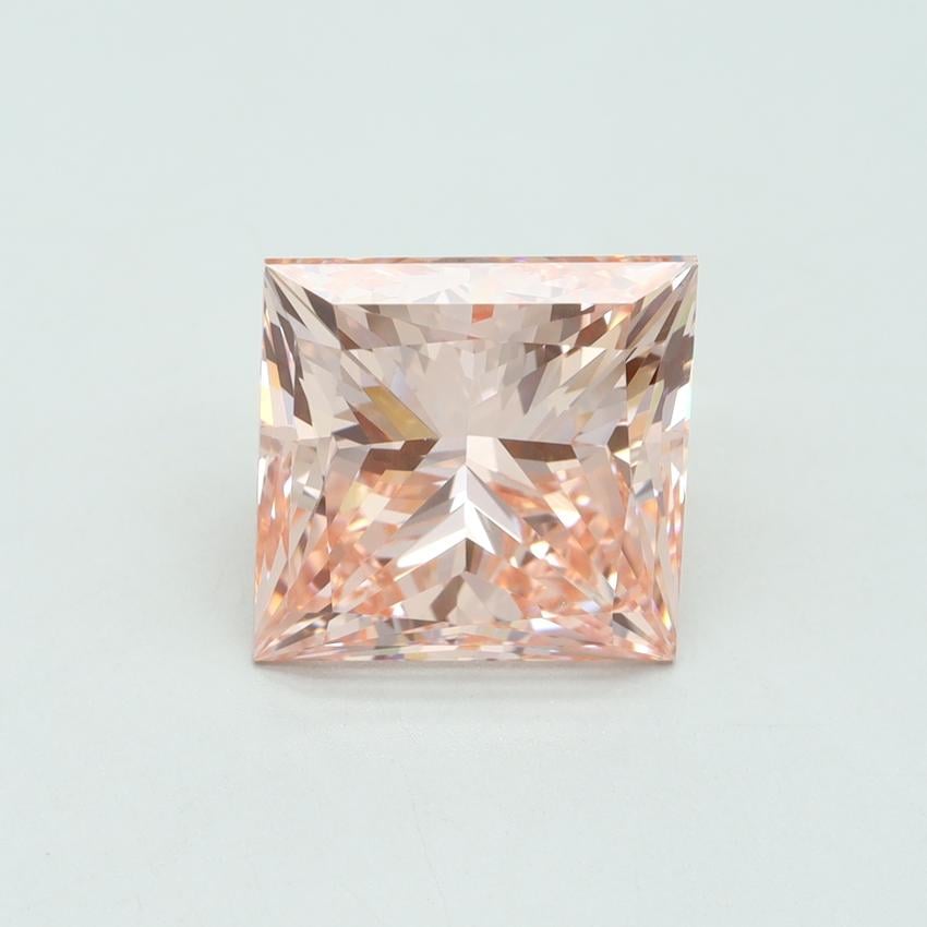 5.51 Ct. Fancy Intense Pink Princess Lab Grown Diamond