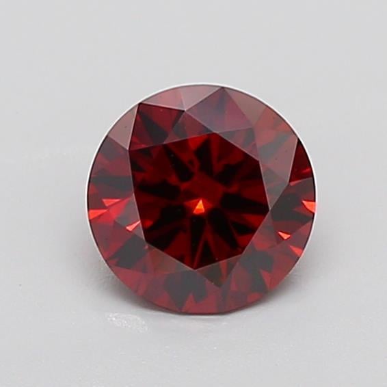 1.28 Ct. Fancy Deep  Orange Round Lab Grown Diamond