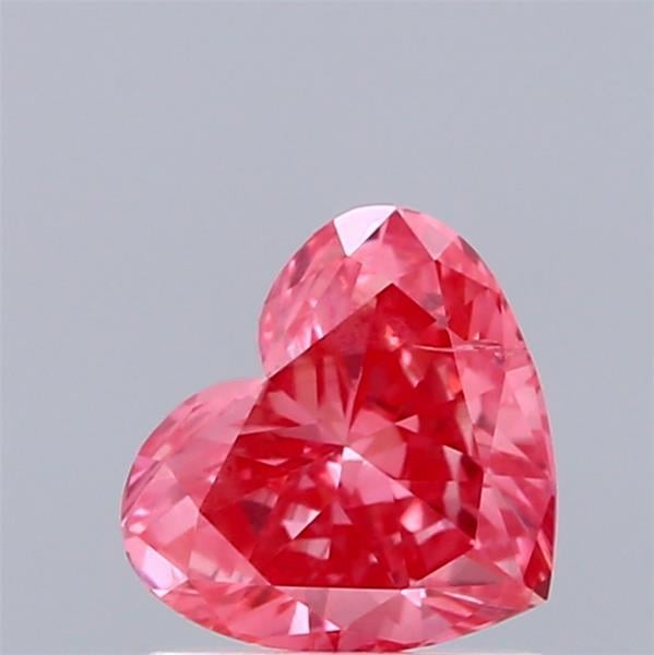 0.98 Ct. Fancy Vivid  Pink Heart Lab Grown Diamond