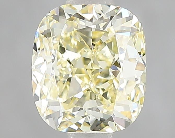 1.52 Ct. Fancy Light Yellow Cushion Lab Grown Diamond