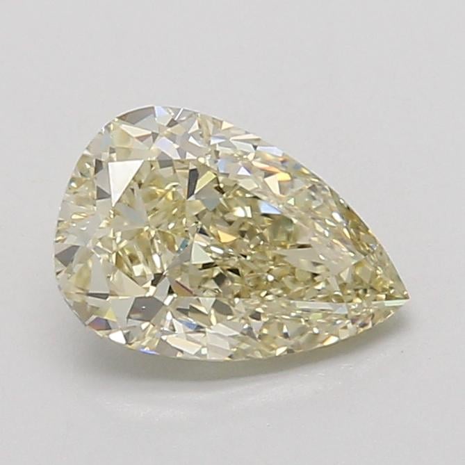 1.51 Ct. Fancy Light Yellow Pear Lab Grown Diamond