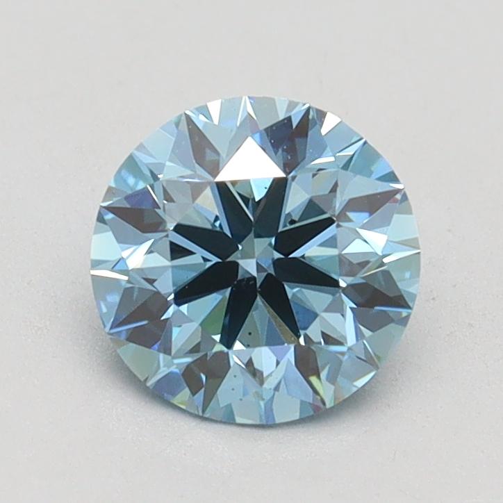 1.00 Ct. Fancy Vivid Blue Round Lab Grown Diamond