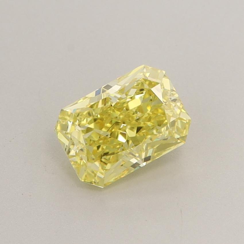 1.04 Ct. Fancy Vivid  Yellow Radiant Lab Grown Diamond