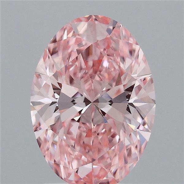 1.81 Ct. Fancy Vivid Pink Oval Lab Grown Diamond