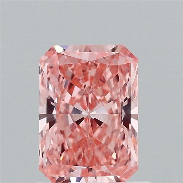 1.04 Ct. Fancy Vivid Pink Radiant Lab Grown Diamond