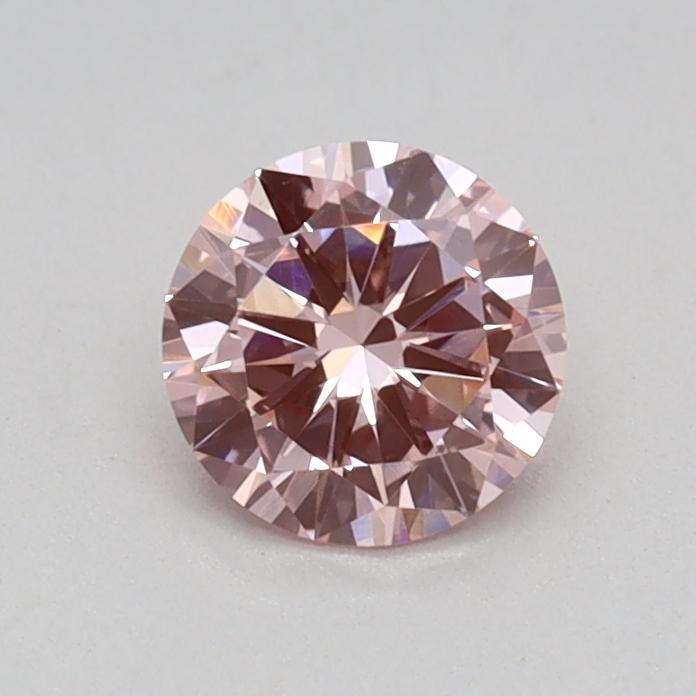 0.37 Ct. Fancy Intense Pink Round Lab Grown Diamond