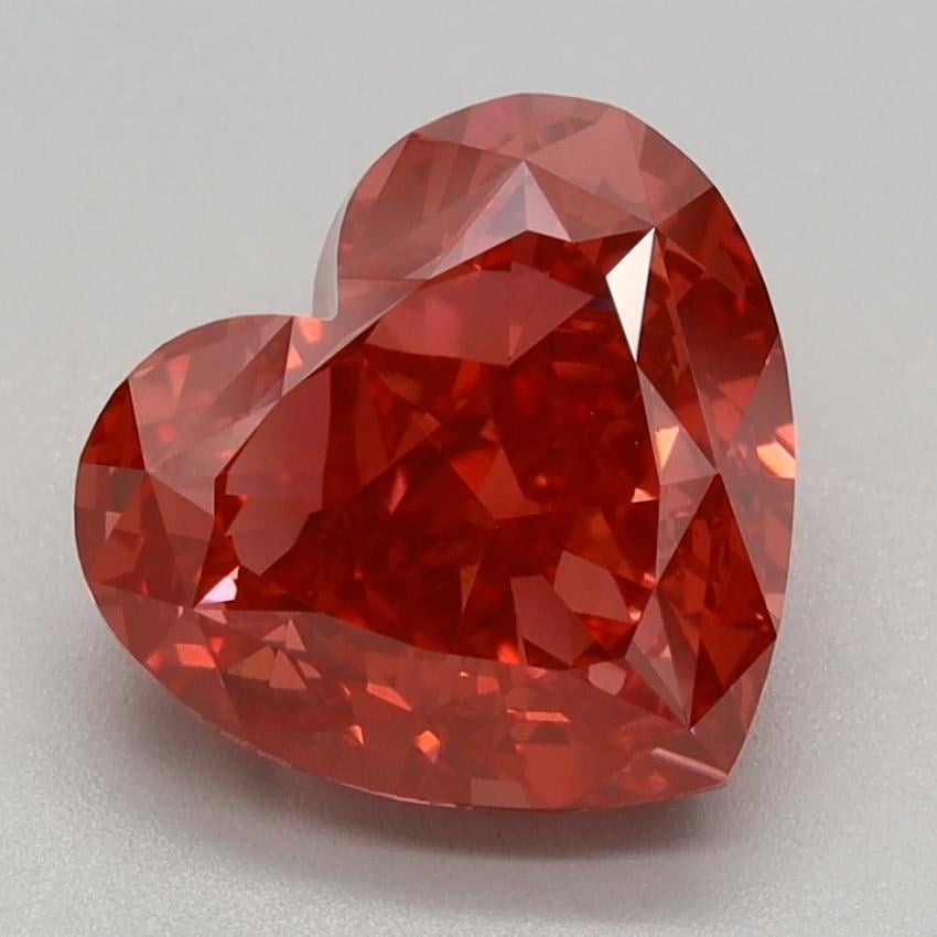 2.43 Ct. Fancy Vivid Pink Heart Lab Grown Diamond
