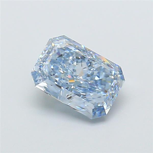 1.22 Ct. Fancy Vivid  Blue Radiant Lab Grown Diamond
