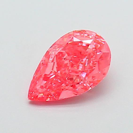 1.06 Ct. Fancy Vivid  Pink Pear Lab Grown Diamond