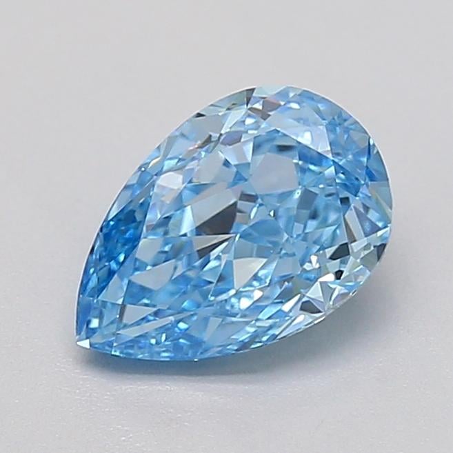 1.01 Ct. Fancy Vivid  Blue Pear Lab Grown Diamond