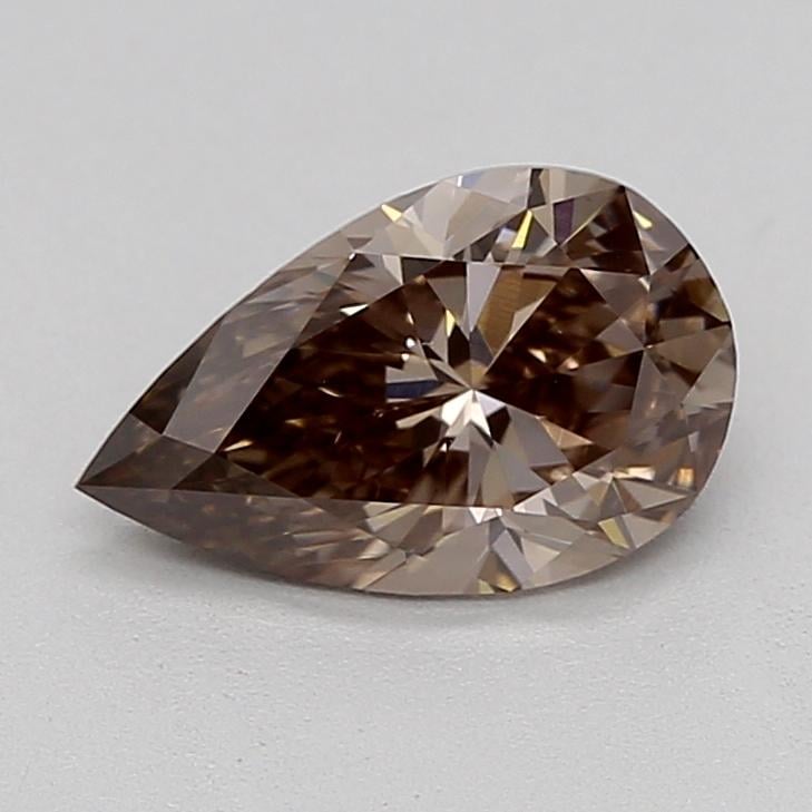 0.76 Ct. Fancy  Brown Pear Lab Grown Diamond