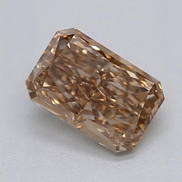 0.36 Ct. Light  Brown Radiant Lab Grown Diamond