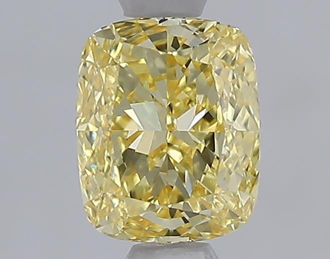 1.03 Ct. Fancy Intense Yellow Cushion Lab Grown Diamond